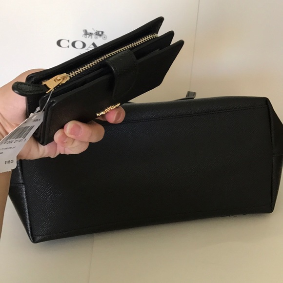 🌷coach Tote set/shoulder bag & wallet/zip top - Picture 2 of 8